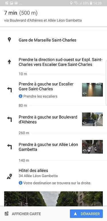***  Hotel Des Allees Marseille France